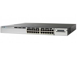 Cisco Catalyst 3850 24 Port UPOE with 5 AP licenses IP Base, WS-C3850-24UW-S